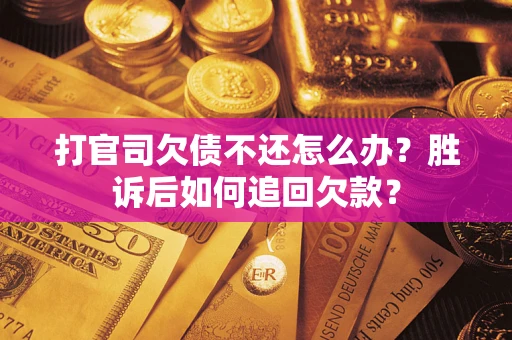 武汉打官司欠债不还怎么办？胜诉后如何追回欠款？