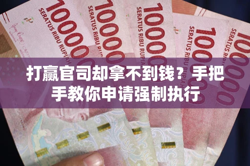 武汉打赢官司却拿不到钱？手把手教你申请强制执行