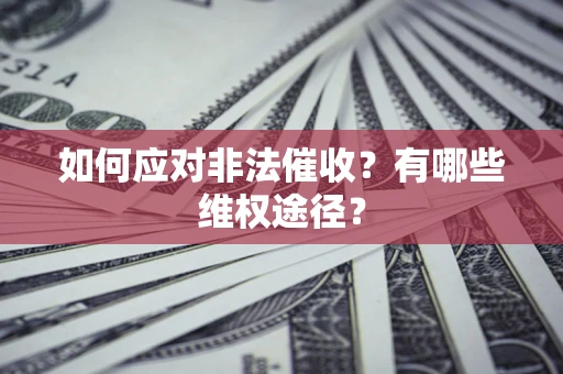武汉如何应对非法催收？有哪些维权途径？