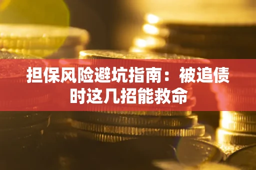 武汉担保风险避坑指南：被追债时这几招能救命