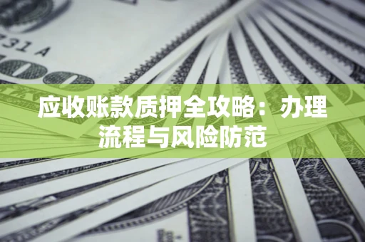 武汉应收账款质押全攻略：办理流程与风险防范