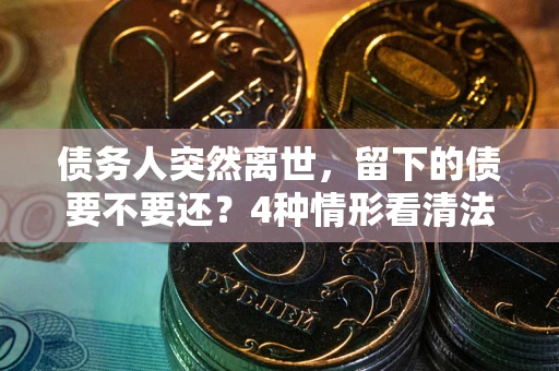 武汉债务人突然离世，留下的债要不要还？4种情形看清法律判决