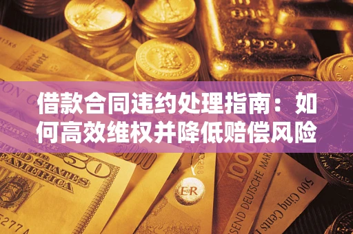 武汉借款合同违约处理指南：如何高效维权并降低赔偿风险？