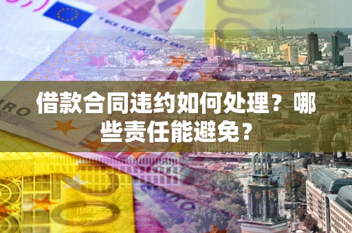 武汉借款合同违约如何处理？哪些责任能避免？