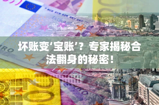 武汉坏账变‘宝账’？专家揭秘合法翻身的秘密！
