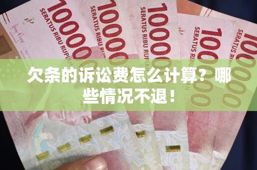 武汉欠条的诉讼费怎么计算?哪些情况不退! 武汉欠条的诉讼费怎么计算?哪些情况不退!