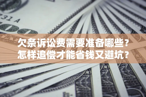 武汉欠条诉讼费需要准备哪些？怎样追偿才能省钱又避坑？