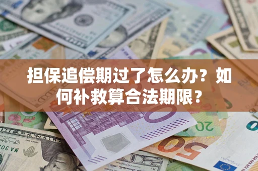 武汉担保追偿期过了怎么办？如何补救算合法期限？