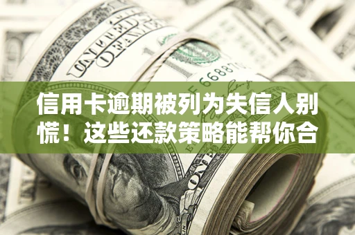 武汉信用卡逾期被列为失信人别慌！这些还款策略能帮你合法止损