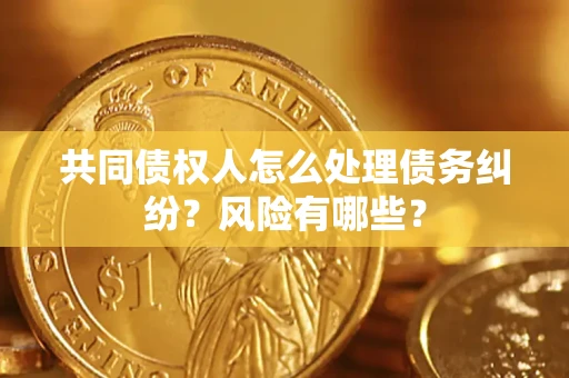 武汉共同债权人怎么处理债务纠纷？风险有哪些？