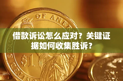 武汉借款诉讼怎么应对？关键证据如何收集胜诉？